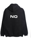 Yes No Barcode Print Hoodie Black - VETEMENTS - BALAAN 4