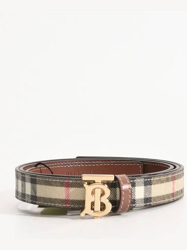 TB Vintage Check Reversible Belt - BURBERRY - BALAAN.