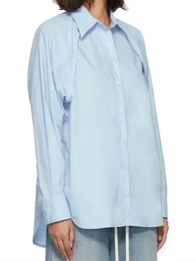 Cut-Out Detail Shirt Sky Blue - MAISON MARGIELA - BALAAN 5