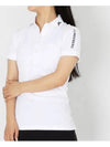 Women's Tour Tech Golf Polo White - J.LINDEBERG - BALAAN 2