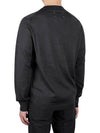 Back Stitch Crew Neck Wool Knit Top Charcoal - MAISON MARGIELA - BALAAN 5