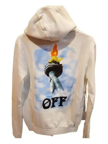 Statue of Liberty Hoodie White - OFF WHITE - BALAAN 1