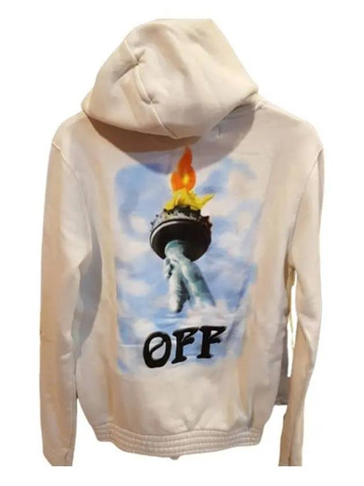 Statue of Liberty Hoodie White - OFF WHITE - BALAAN 2