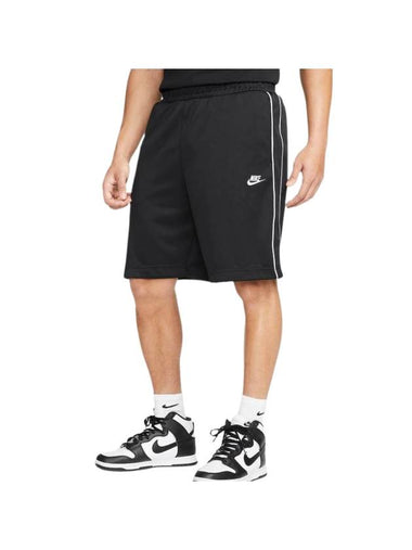 Club PK Swoosh Embroidered Logo Shorts Black - NIKE - BALAAN 1