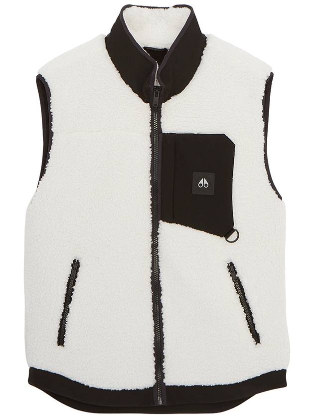 Saglek Fleece Vest White - MOOSE KNUCKLES - BALAAN 2