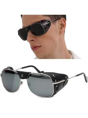 Sunglasses ML0183 14D polarized leather strap - MONCLER - BALAAN 1