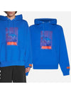 sensored graphic print hoodie HMBB024F22JER0034546 - HERON PRESTON - BALAAN 2