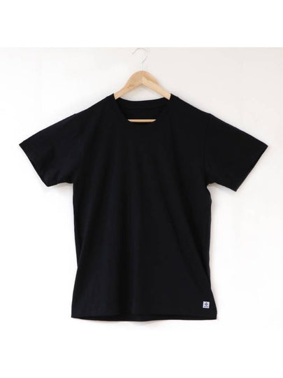 Round Short Sleeve T Shirt Black - SUPENER - BALAAN 2