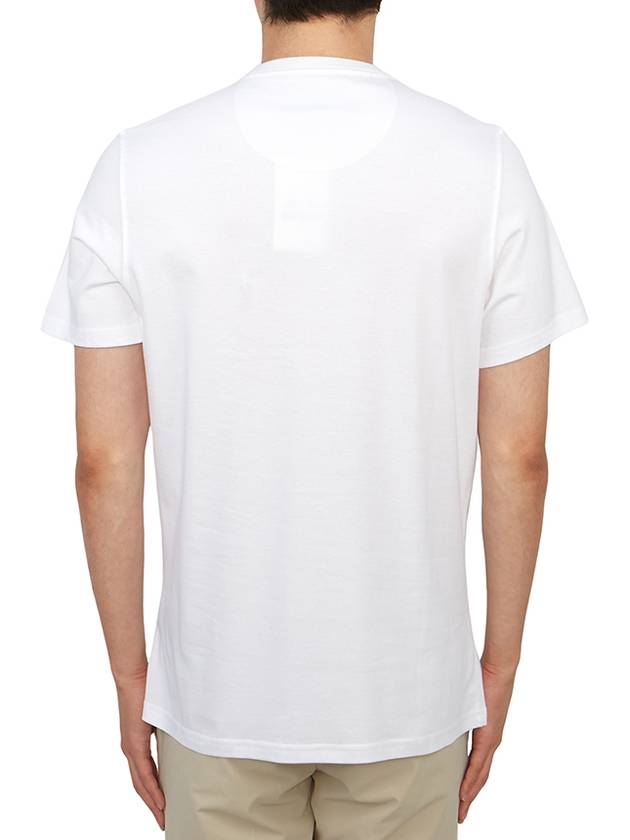 Men's Logo Print Short Sleeve T-Shirt White - BARBOUR - BALAAN 4