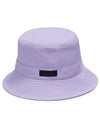 Logo Applique Bucket Hat Purple - GANNI - BALAAN 3