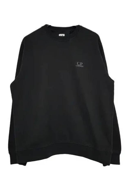 13CMSS008B 006372G Black Sweatshirt - CP COMPANY - BALAAN 1