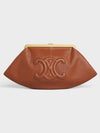 Triomphe Lambskin Pouch Bag Tan - CELINE - BALAAN 2