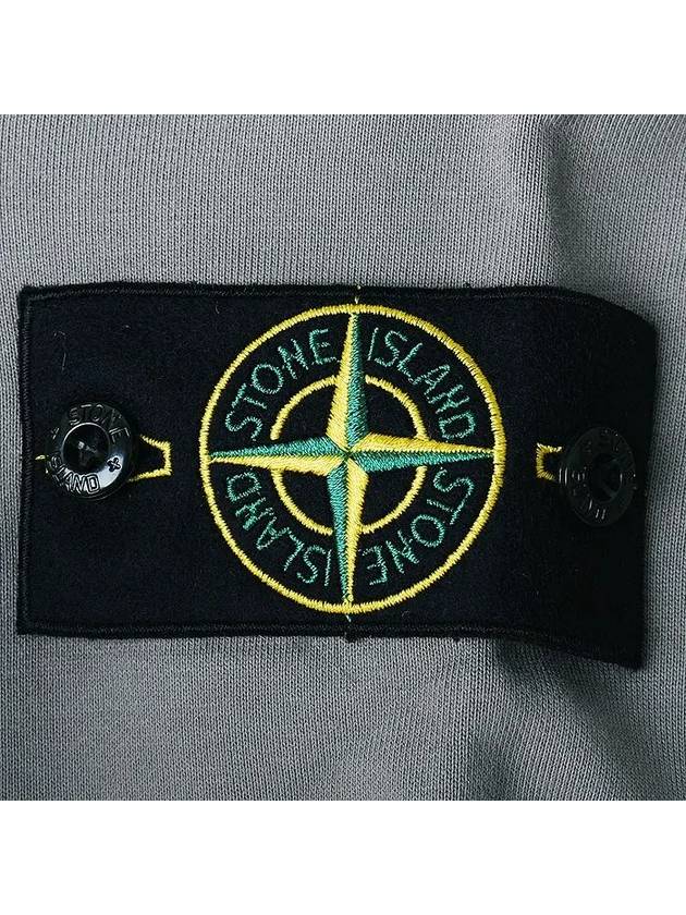 Compass Badge Zip Up Hoodie Pepper - STONE ISLAND - BALAAN 5