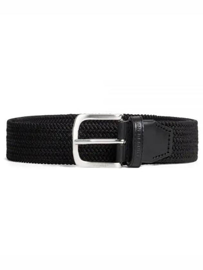 Men's Bernhard Elastic Belt Black - J.LINDEBERG - BALAAN 2