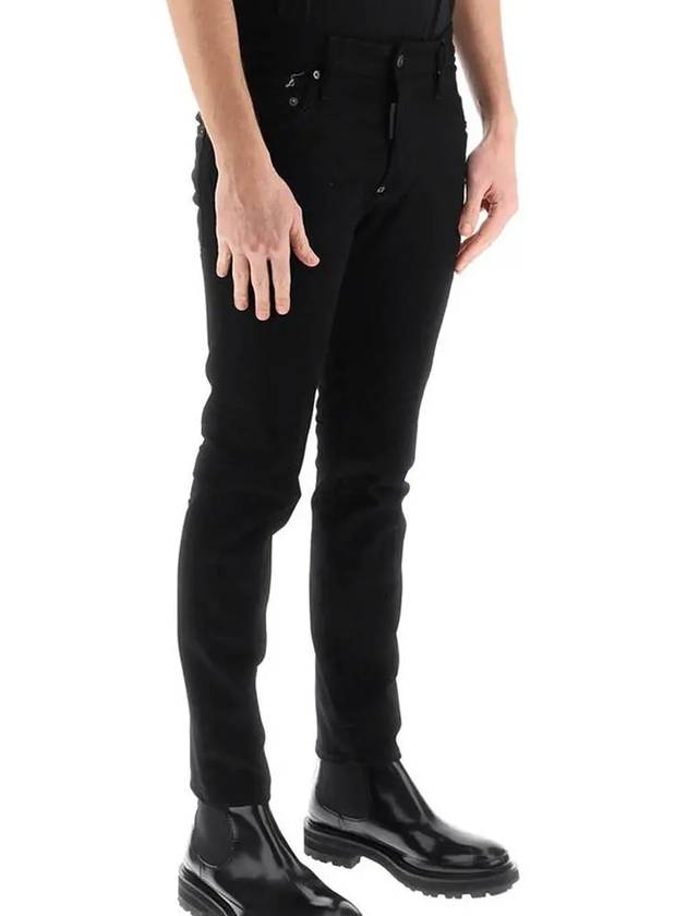 Skater Slim Cut Jeans Black - DSQUARED2 - BALAAN 3