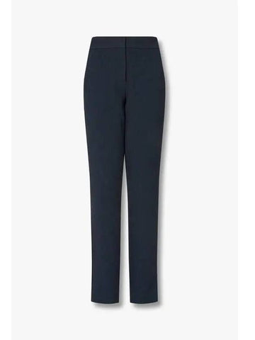 Women s Semi Tapered Wrinkle Pants Navy - EMPORIO ARMANI - BALAAN 1