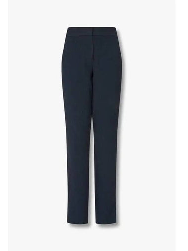 Women s Semi Tapered Wrinkle Pants Navy - EMPORIO ARMANI - BALAAN 1