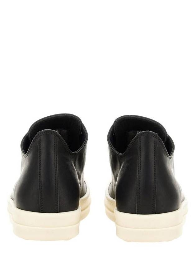 Rick Owens Leather Sneaker - RICK OWENS - BALAAN 4