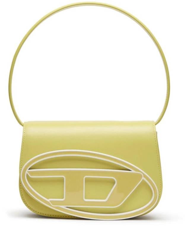 1DR Leather Shoulder Bag Yellow - DIESEL - BALAAN 1