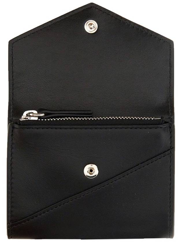 Japanese 6 Leather Card Wallet Black - MAISON MARGIELA - BALAAN 7