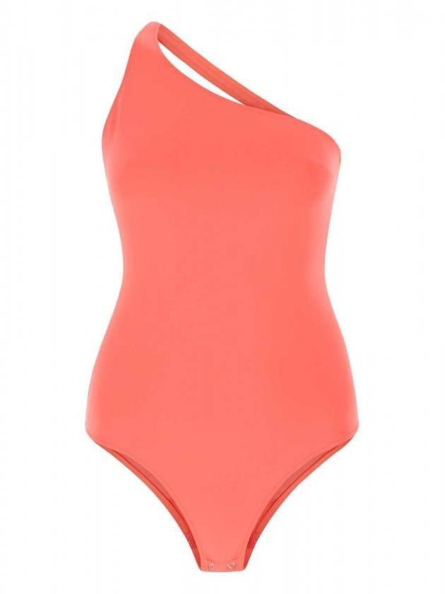 Women's Polyester Bodysuit Coral - ALEXANDER MCQUEEN - BALAAN 1