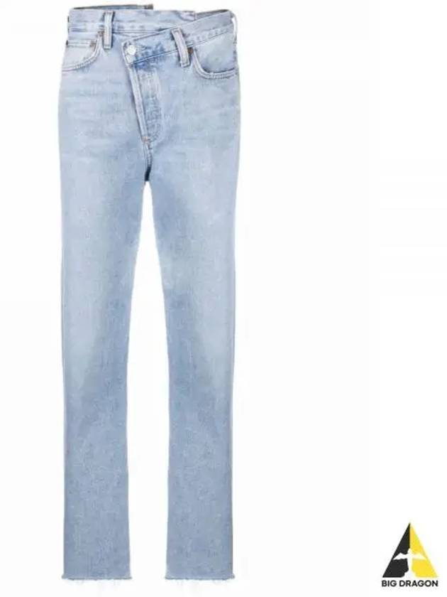 Crisscross Straight Jeans Blue - AGOLDE - BALAAN 2