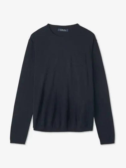 Ultra Pocket Knit Top Navy - S MAX MARA - BALAAN 2