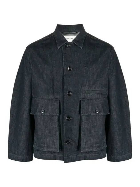 Boxy Denim Jacket Indigo - LEMAIRE - BALAAN 2