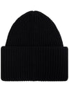 Face Logo Beanie Black - ACNE STUDIOS - BALAAN 4