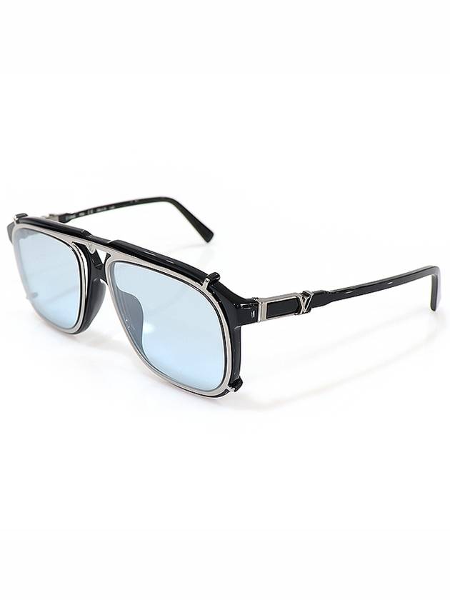 Z1086E Silver LV Satellite Sun Clip Men s Sunglasses - LOUIS VUITTON - BALAAN 1