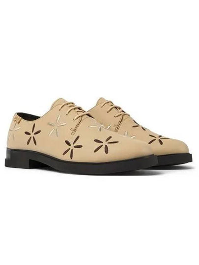 Twins Embroidery Flowers Leather Derby Beige - CAMPER - BALAAN 2