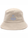 Haley Embroidered Logo Bucket Hat Ivory - ISABEL MARANT - BALAAN 2