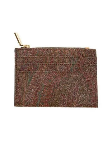 Card Wallet Women Holder Brown - ETRO - BALAAN 1