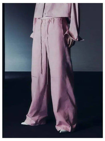 Washed carpenter detail string pants pink domestic product GM0023120516624 - JUUN.J - BALAAN 1