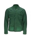 Chrome R Pocket Over Long Sleeve Shirt Green - CP COMPANY - BALAAN 2