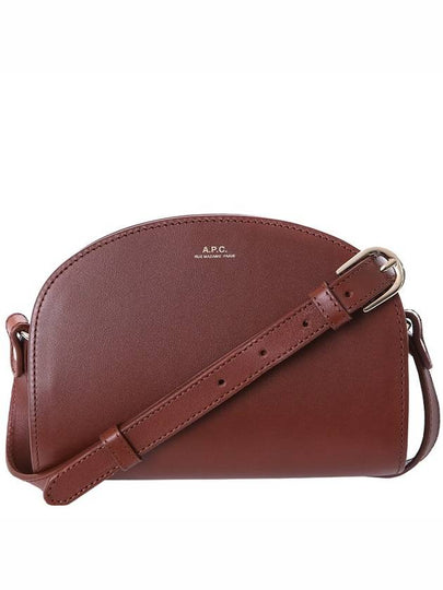 Demi Lune Mini Half Moon Cross Bag Brown - A.P.C. - BALAAN 2