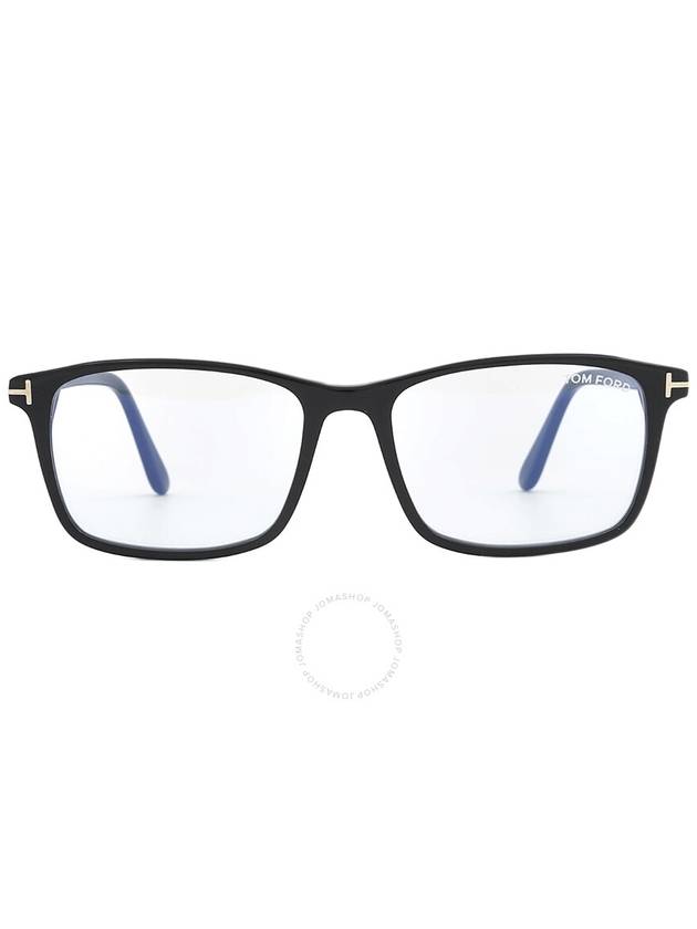 Tom Ford Blue Light Block Rectangular Men's Eyeglasses FT5584-B 001 54 - TOM FORD - BALAAN 1