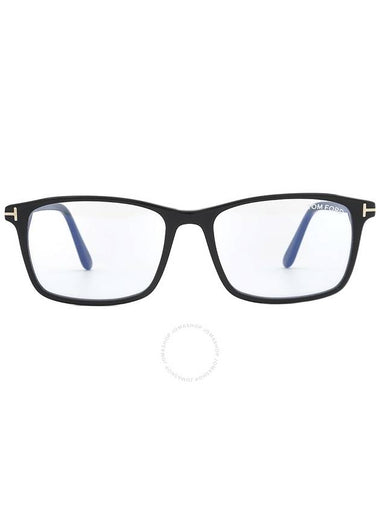 Tom Ford Blue Light Block Rectangular Men's Eyeglasses FT5584-B 001 54 - TOM FORD - BALAAN 1