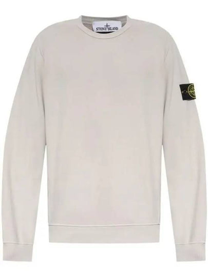 Wappen Patch Crew Neck Cotton Sweatshirt Grey - STONE ISLAND - BALAAN 2