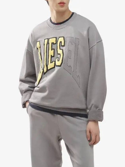 S Boxt N6 cotton Sweatshirt Grey - DIESEL - BALAAN 2