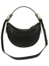 Arque Leather Shoulder Bag Black - PRADA - BALAAN 4