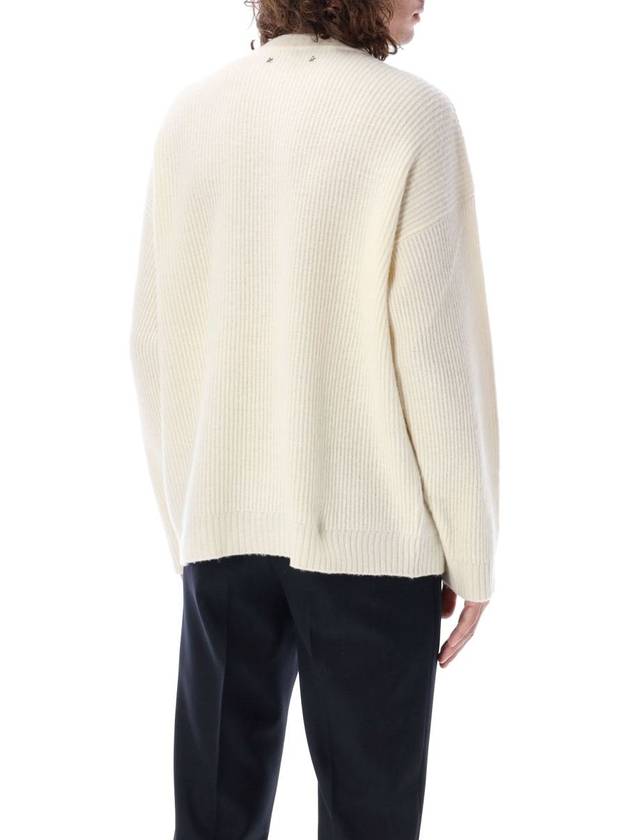 ribbed knit top white - GOLDEN GOOSE - BALAAN 3