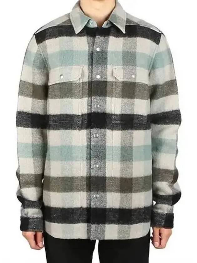 Check print overshirt 271699 - RICK OWENS - BALAAN 1