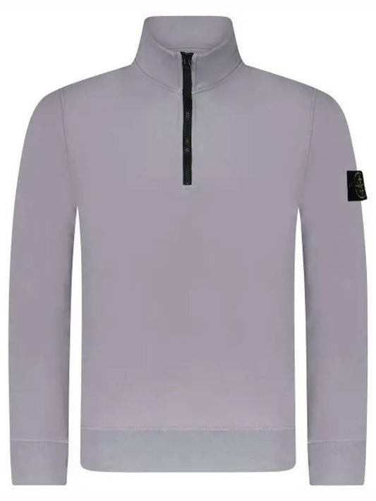 Garment Dyed Cotton Fleece Anorak Grey - STONE ISLAND - BALAAN 2