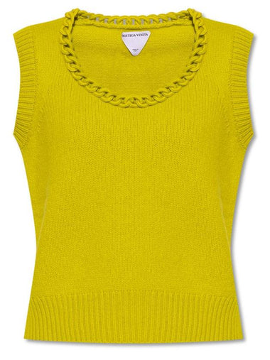 chain crochet trim knit sleeveless - BOTTEGA VENETA - BALAAN 1