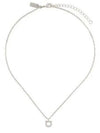 Gancini Crystal Necklace Silver - SALVATORE FERRAGAMO - BALAAN 2