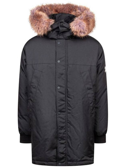 Faux Fur Trim Parka Black - BURBERRY - BALAAN 2