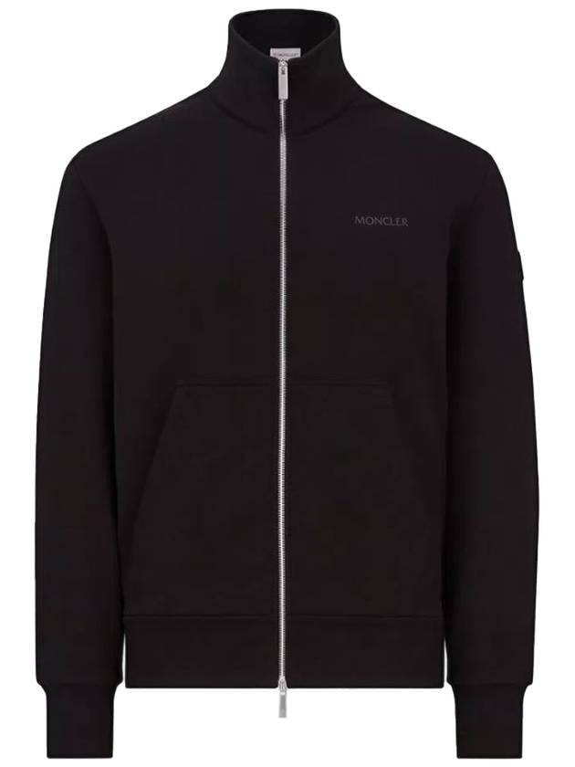 Men's Logo Zip-up Jacket Black - MONCLER - BALAAN 2