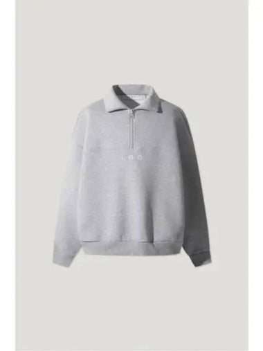 Banding color scheme overfit half zip up sweatshirt GRAY - IRO - BALAAN 1