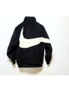 Big Swoosh Fleece Full Zip Jacket Black - NIKE - BALAAN 3